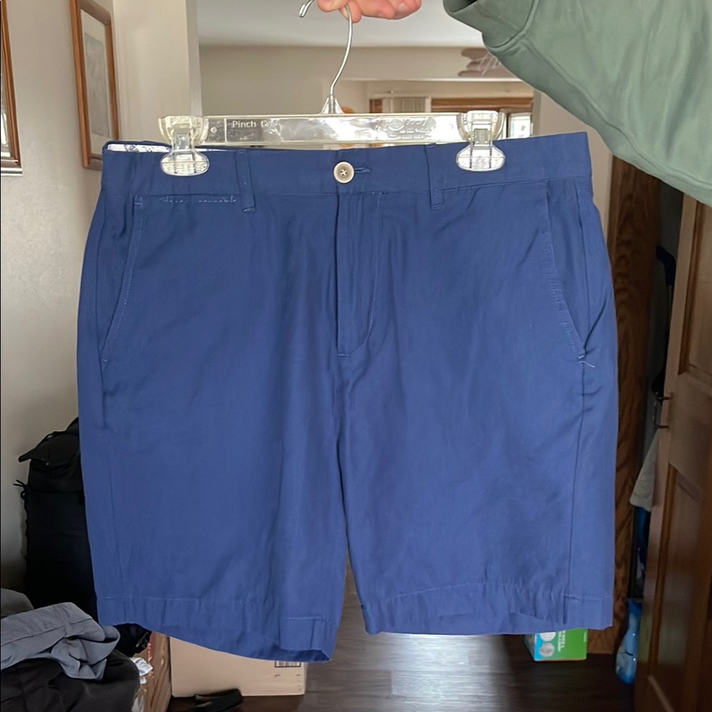 Zara Man Navy Blue Dress Shorts, size 34, Comfy Casual Wear for Golf